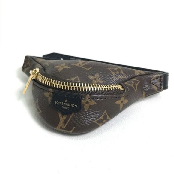 Louis Vuitton Monogram canvas Brass Party BumBag Wristband Bag Pouch Canvas - Picture 1 of 8
